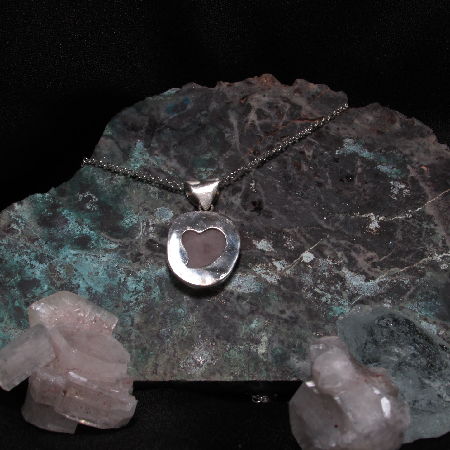 Rose Quartz Heart Pendant