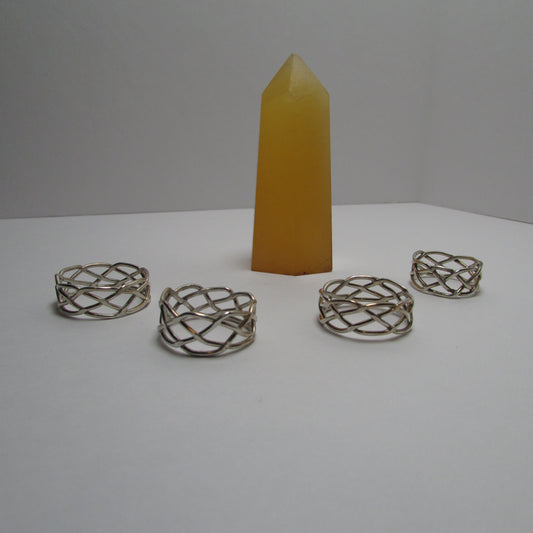 Open braid ring